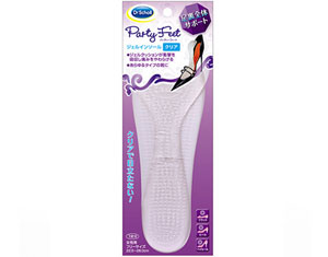 party-foot-gel-insole-clear